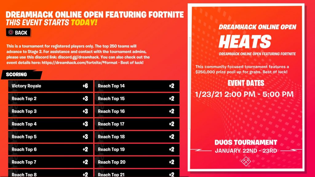 'Fortnite' DreamHack NA East Heats and Finals Start Time, Leaderboard and How to Sign Up ...