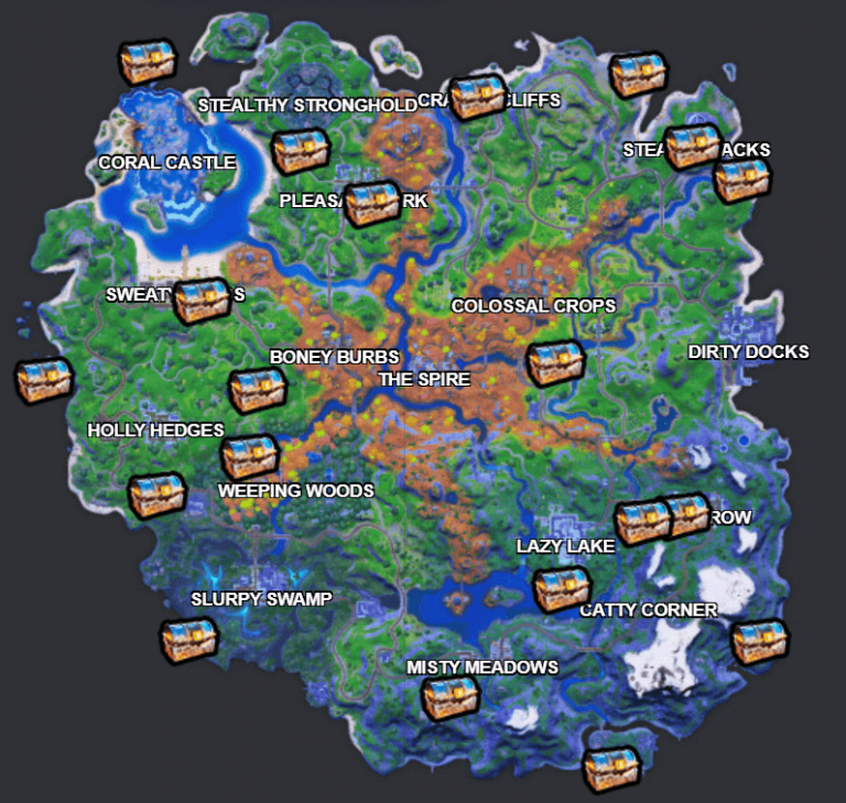 Where to find all secret Bunker Chests in Fortnite Season 6 Fortnite
