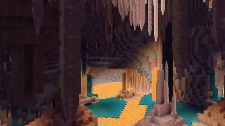 Minecraft's new cheese and spaghetti caves are seriously